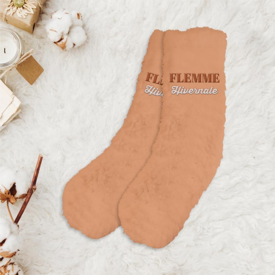 CHAUSSETTES MOUMOUTE "FLEMME HIVERNALE"