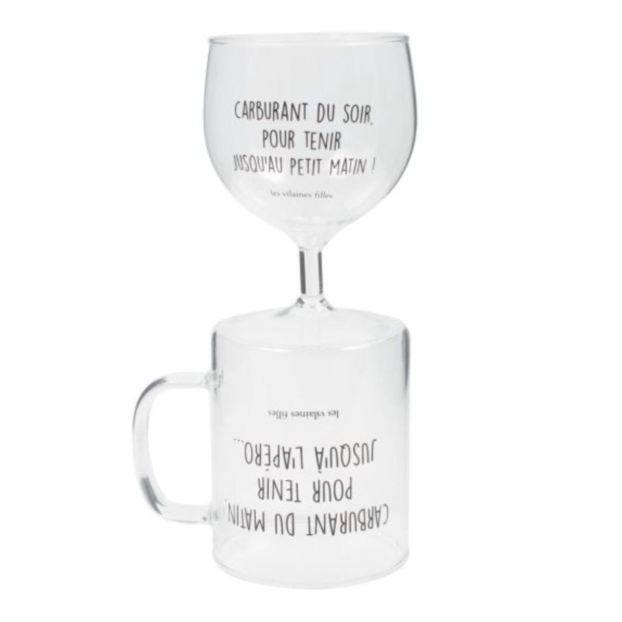 verre à vin et verre à thé/café