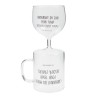 verre à vin et verre à thé/café