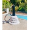 Porte-clés clochette "Sonnez pour un apéro"