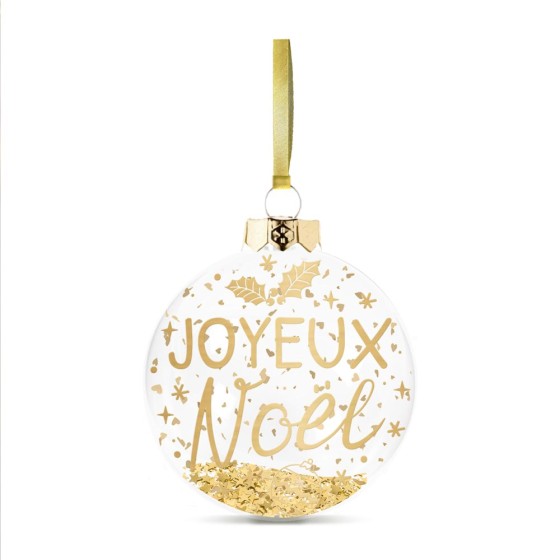 BOULE DE NOEL "JOYEUX NOEL"