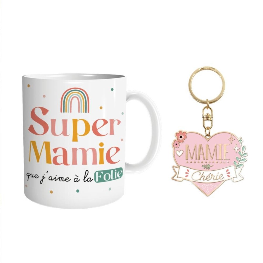 COFFRET MUG "MAMIE CHERIE"