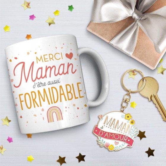 COFFRET MUG "MAMAN D AMOUR"