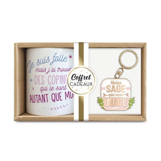 COFFRET MUG "MOINS SAGE…"