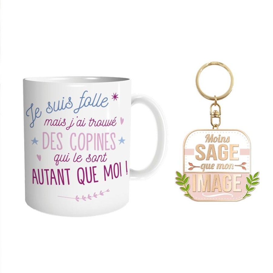 COFFRET MUG "MOINS SAGE…"