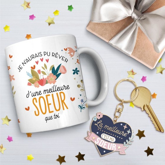 COFFRET MUG "LA MEILLEURE SŒUR…"