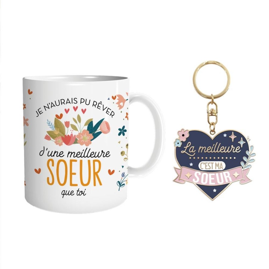 COFFRET MUG "LA MEILLEURE SŒUR…"