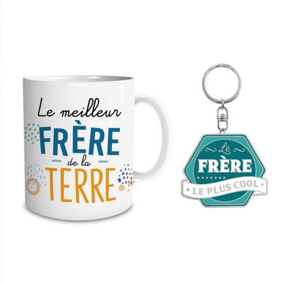 COFFRET MUG "LE FRERE LE PLUS COOL"