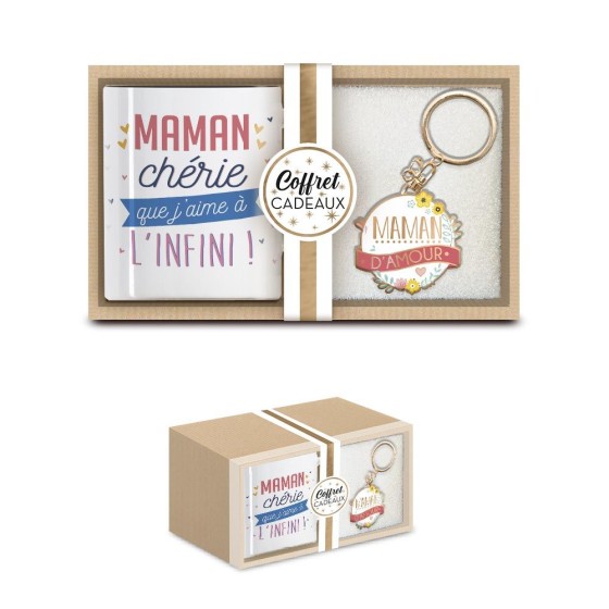 COFFRET MUG "MAMAN D AMOUR"