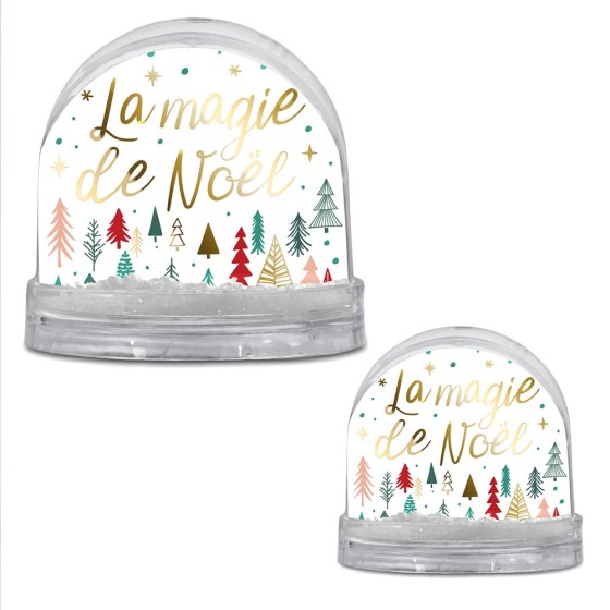 BOULE A NEIGE "LA MAGIE DE NOEL"