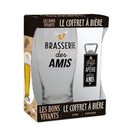 COFFRET BIERE "BRASSERIE DES AMIS"