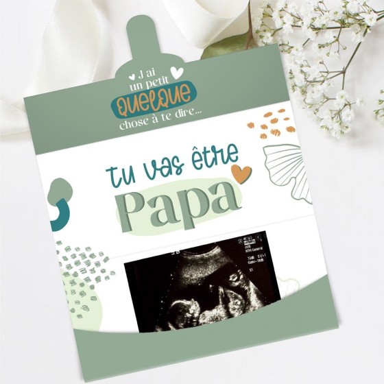 ENVELOPPE ANNONCE "PAPA"