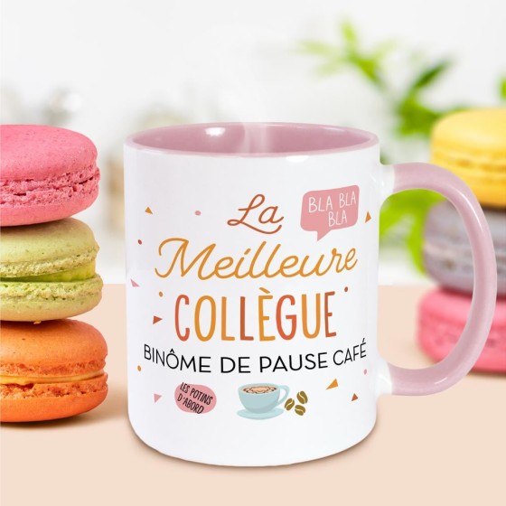 MUG ROSE MEILLEURE COLLEGUE