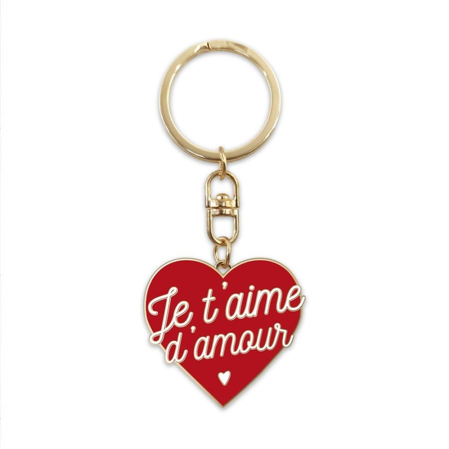 PORTE CLES "JE T AIME" SAINT VALENTIN