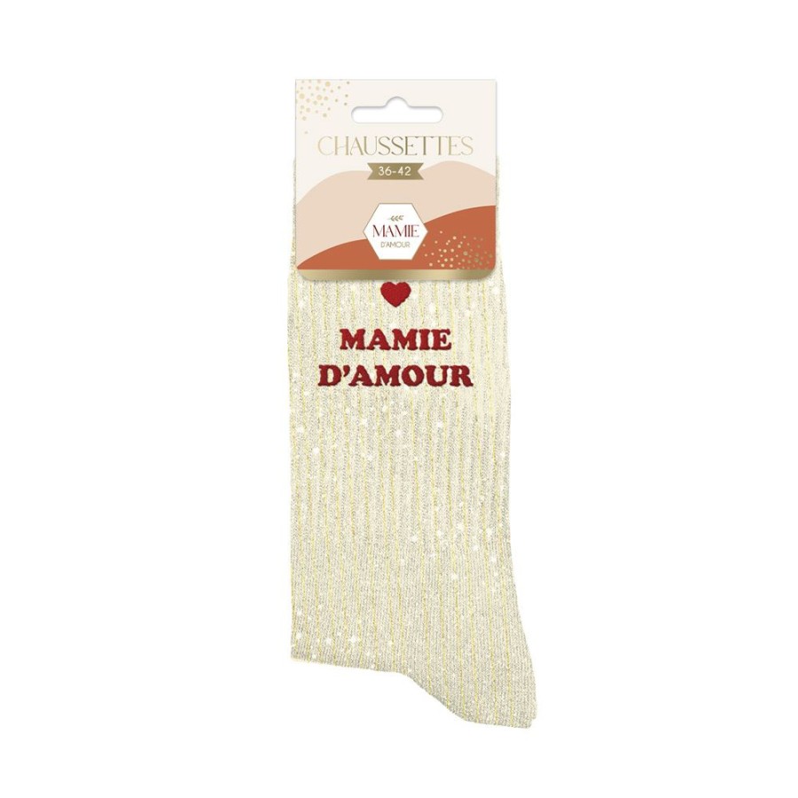 CHAUSSETTES PAILLETTES MAMIE