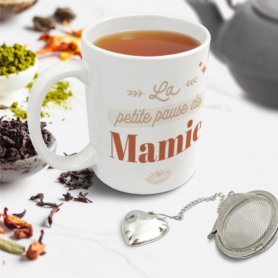 COFFRET MUG BOULE A THE MAMIE