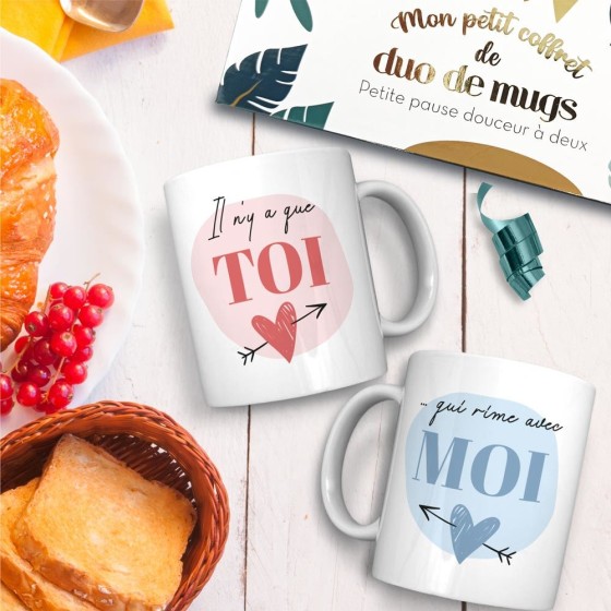 COFFRET DUO MUGS TOI ET MOI