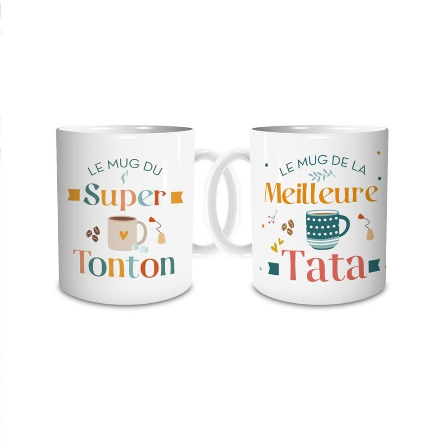 COFFRET DUO MUGS TONTON TATA