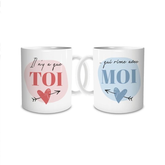 COFFRET DUO MUGS TOI ET MOI