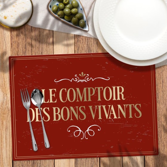 SET TABLE DORE BONS VIVANTS