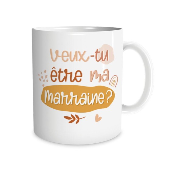 MUG "VEUX-TU ETRE MA MARRAINE"