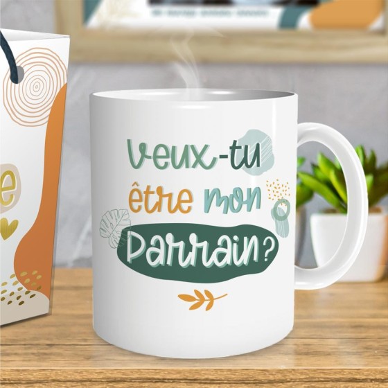 MUG "VEUX-TU ETRE MON PARRAIN"