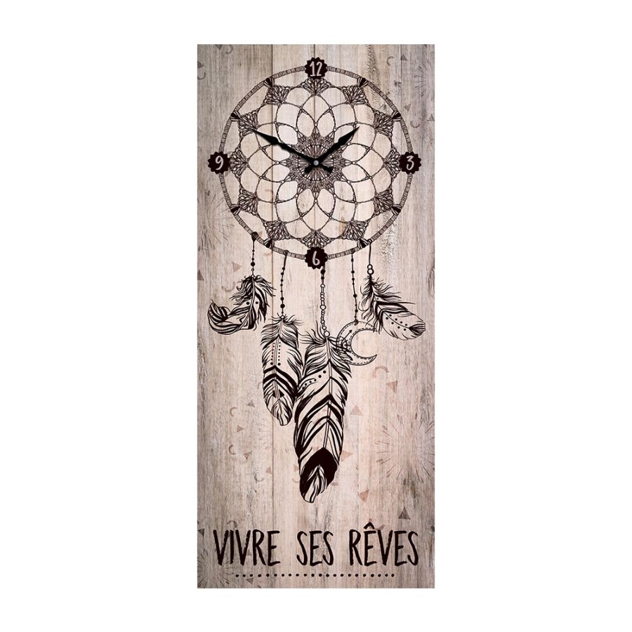 HORLOGE BOHO "VIVRE SES REVES"