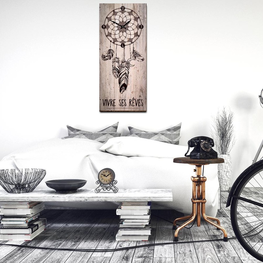 HORLOGE BOHO "VIVRE SES REVES"