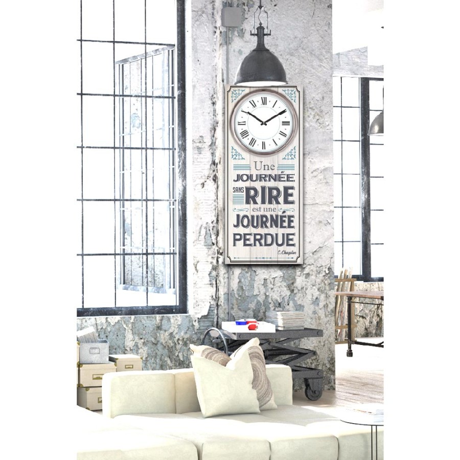 HORLOGE 30X70 "JOURNEE"