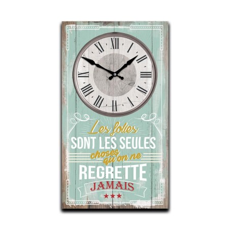HORLOGE BISTRO "LES FOLIES"