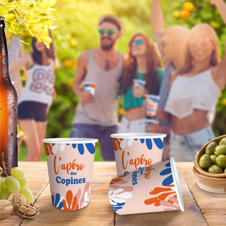 GOBELETS 6 PCS APERO DES COPINES