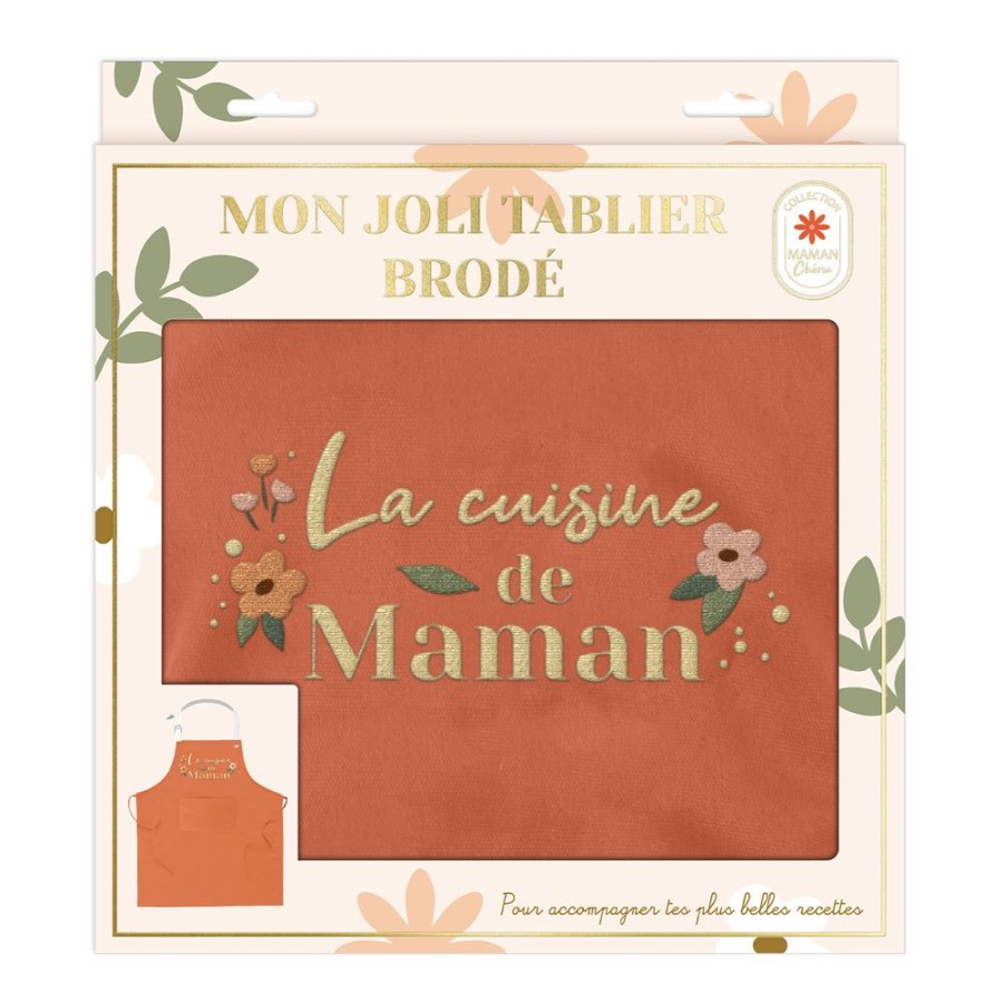 TABLIER BRODE MAMAN