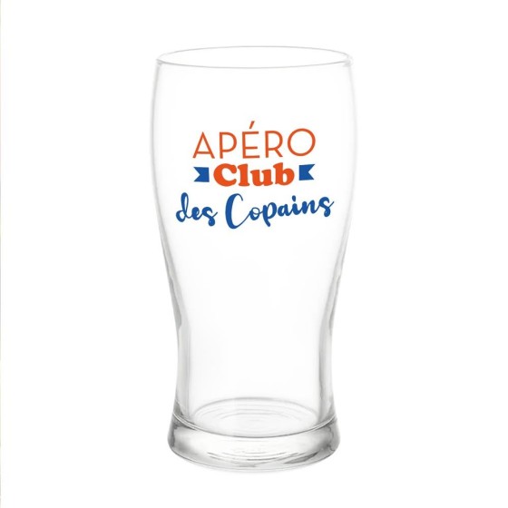 COFFRET VERRE A BIERE APERO DES COPAINS