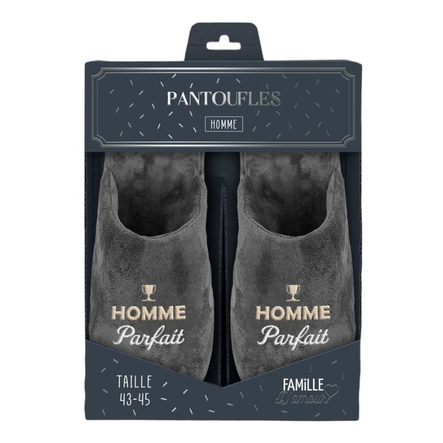 PANTOUFLES "HOMME PARFAIT" 43-45