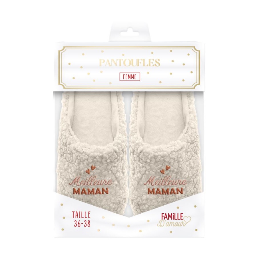 PANTOUFLES "MAMAN" 36-38