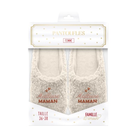 PANTOUFLES "MAMAN" 36-38