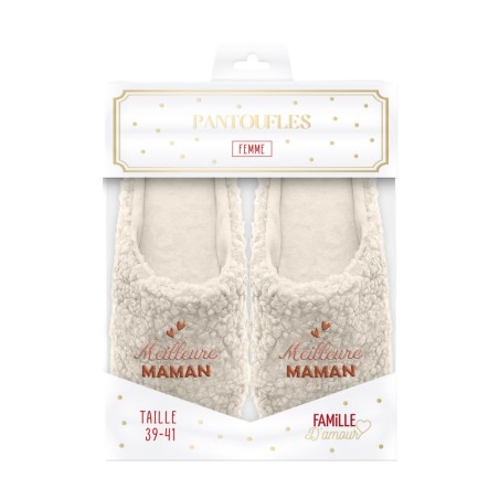 PANTOUFLES "MAMAN" 39-41