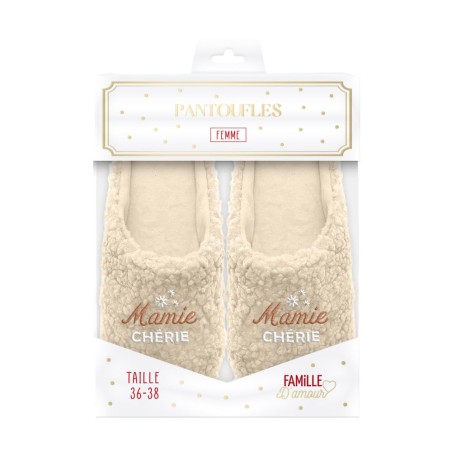 PANTOUFLES "MAMIE" 36-38
