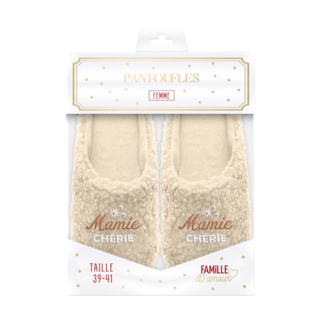 PANTOUFLES "MAMIE" 39-41