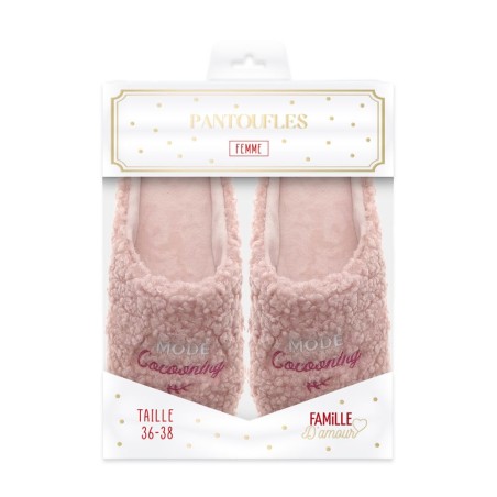 PANTOUFLES "MODE COCOONING" 36-38