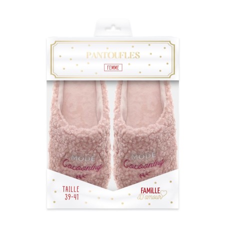 PANTOUFLES "MODE COCOONING" 39-41
