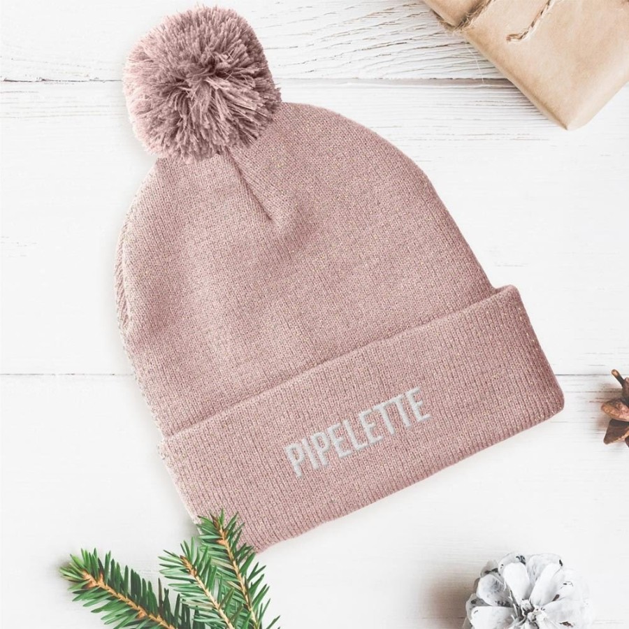 BONNET POMPON PAILLETTES PIPELETTE