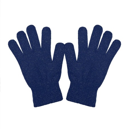 GANTS HIVER A PAILLETTES MARINE