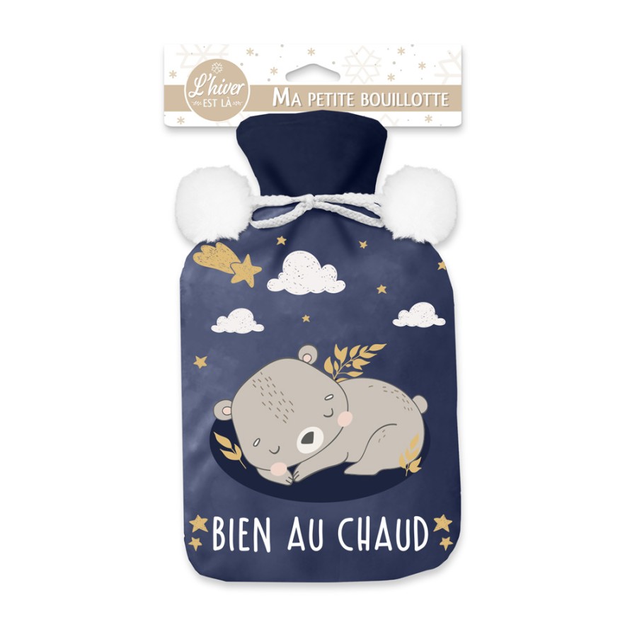 BOUILLOTTE POLAIRE "BIEN AU CHAUD"