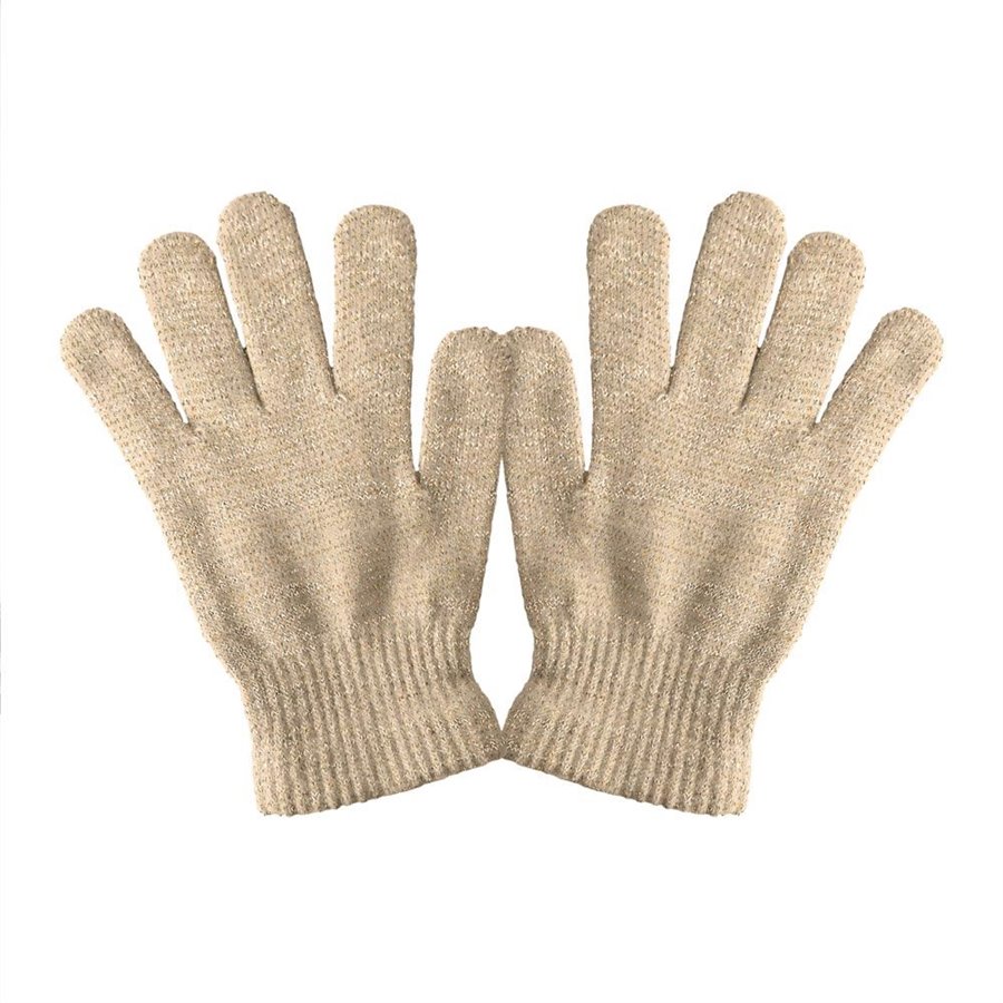 GANTS HIVER A PAILLETTES BEIGE GANTS HIVER A PAILLETTES BEIGE