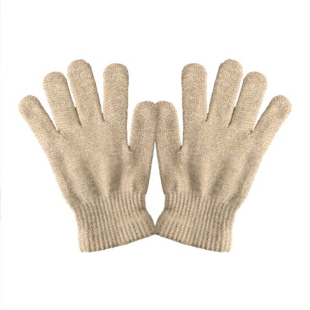 GANTS HIVER A PAILLETTES BEIGE