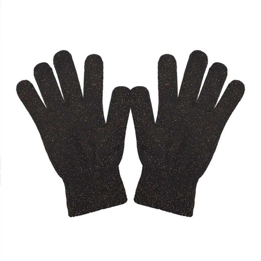 GANTS HIVER A PAILLETTES NOIR GANTS HIVER A PAILLETTES NOIR