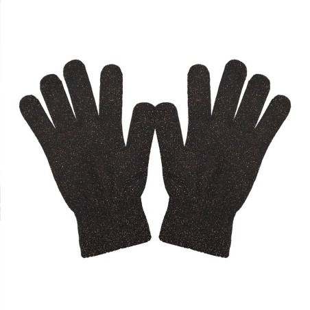 GANTS HIVER A PAILLETTES NOIR