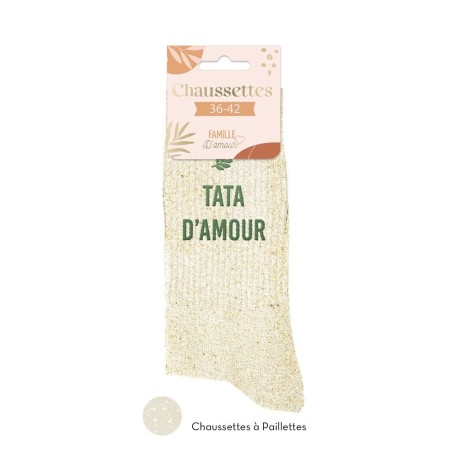 CHAUSSETTES PAILLETTES TATA D AMOUR