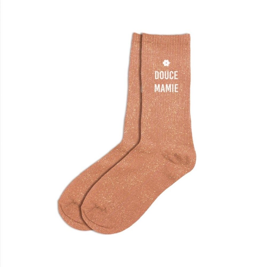 CHAUSSETTES PAILLETTES DOUCE MAMIE